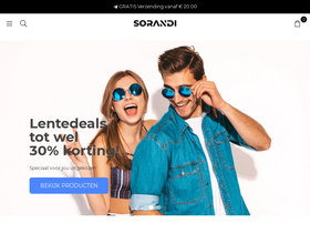 Sorandi homepage screenshot