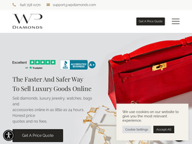'wpdiamonds.com' screenshot
