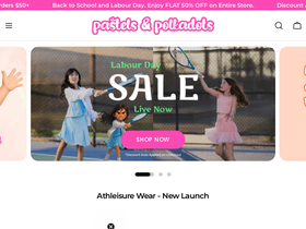 pastelsandpolkadots.com homepage screenshot