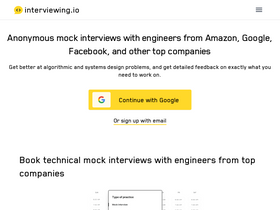 'interviewing.io' screenshot