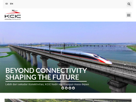 'kcic.co.id' screenshot