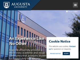 'augusta.edu' screenshot