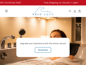 Velv Aqua website screenshot