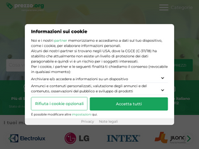 'prezzo.org' screenshot