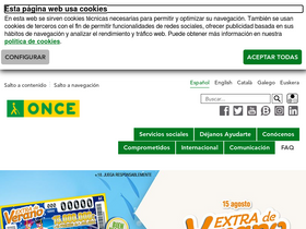 'once.es' screenshot