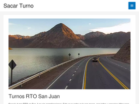 'sacarturno.com' screenshot