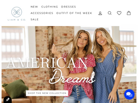 'liamandcompany.com' screenshot