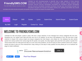 'friendlysms.com' screenshot