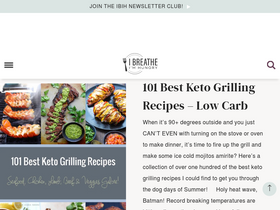 'ibreatheimhungry.com' screenshot