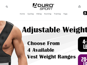 adurosport.com homepage screenshot