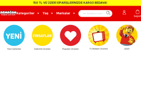 'armaganoyuncak.com.tr' screenshot