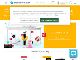 'electronic-star.sk' screenshot