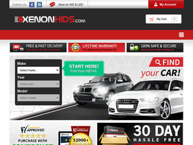 'xenonhids.com' screenshot