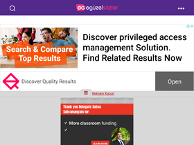 'eguzelsozler.com' screenshot