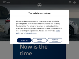 'volkswagen.ie' screenshot