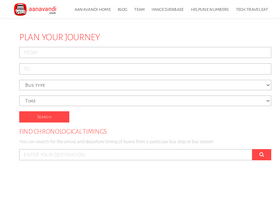 'aanavandi.com' screenshot
