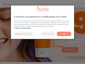 'eau-thermale-avene.es' screenshot