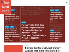 'thenexthint.com' screenshot
