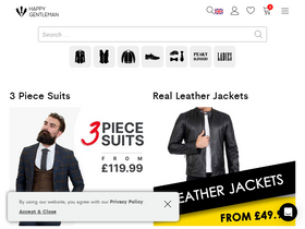 'happygentleman.com' screenshot