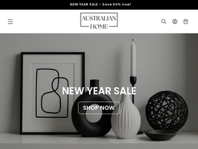 Australian Home homepage screenshot