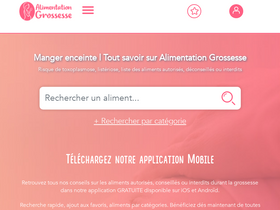 'alimentation-grossesse.com' screenshot