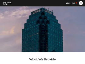 'alticeusa.com' screenshot