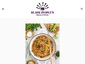 'blackpeoplesrecipes.com' screenshot