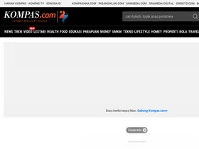 'kompas.com' screenshot