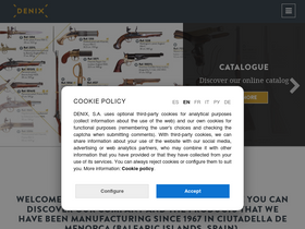'denix.es' screenshot