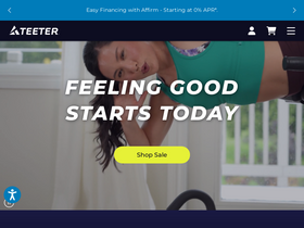 'teeter.com' screenshot