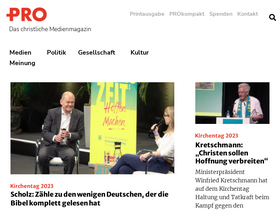 'pro-medienmagazin.de' screenshot