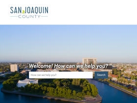 'sjgov.org' screenshot