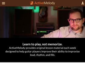 'activemelody.com' screenshot
