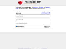 'mytomatoes.com' screenshot