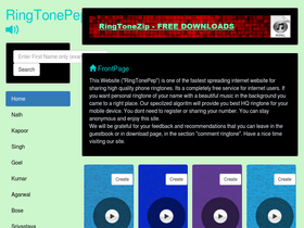 'ringtonepep.xyz' screenshot