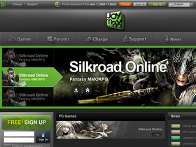 'membercp.joymax.com' screenshot