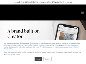 'rewardstyle.com' screenshot
