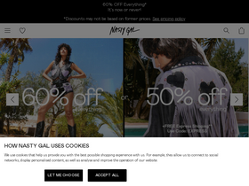 'nastygal.com' screenshot