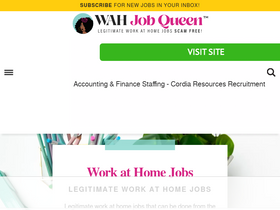 'wahjobqueen.com' screenshot