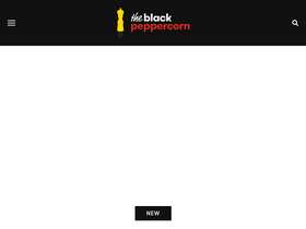 'theblackpeppercorn.com' screenshot