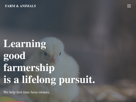 'farmandanimals.com' screenshot