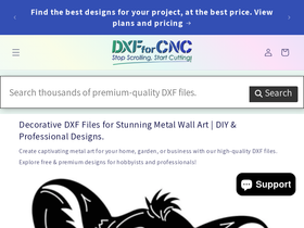 'dxfforcnc.com' screenshot