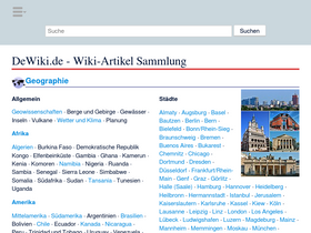 'dewiki.de' screenshot