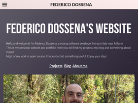 'fdossena.com' screenshot