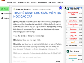 'lqdoj.edu.vn' screenshot