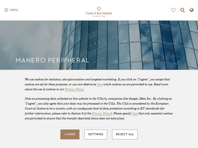 'carl-f-bucherer.com' screenshot