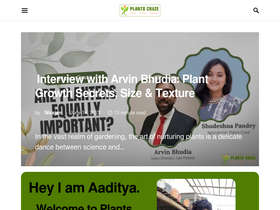 'plantscraze.com' screenshot