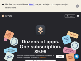 Setapp - Unleash Mac/iOS potential: curated apps, one subscription, seamless productivity.