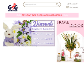 'gandgwebstore.com' screenshot