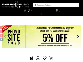 'barramusic.com.br' screenshot